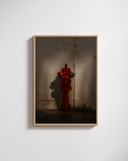 The Red Hydrant - Fine Art Poster