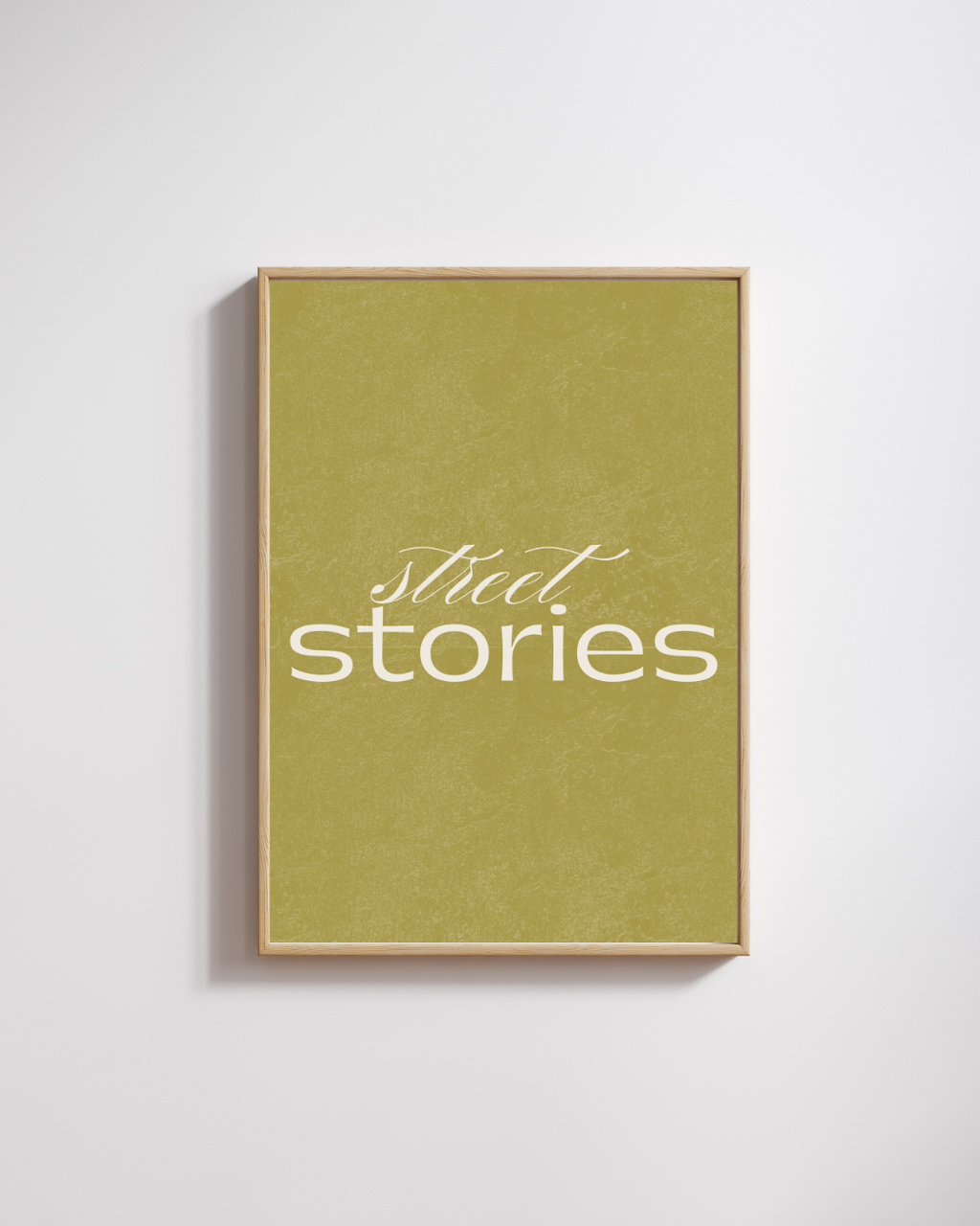 Street Stories - Fine Art Poster