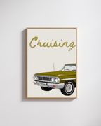Cruising the City - Fine Art Poster