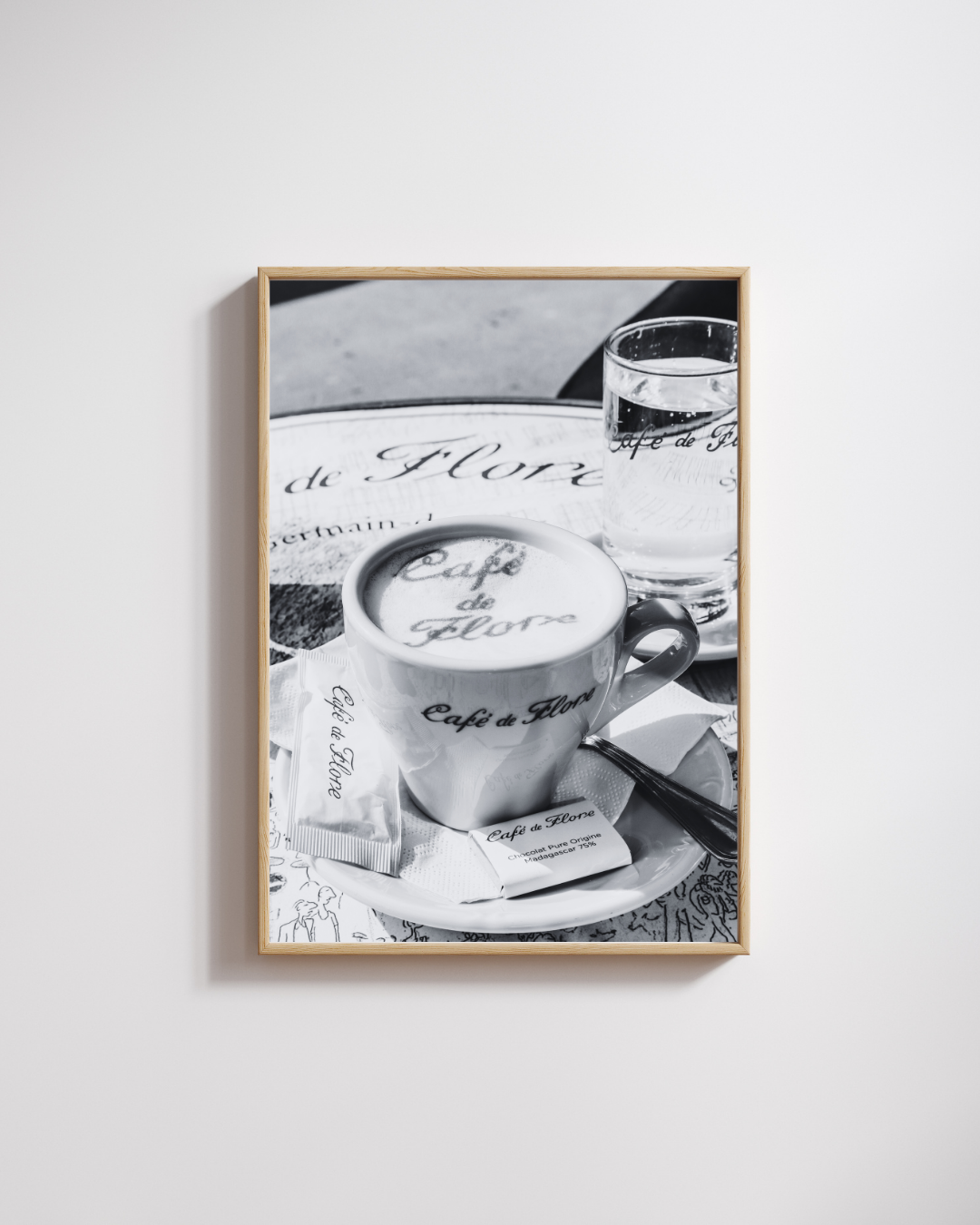 Cafe de Flore - Fine Art Poster