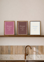 Champagne Made Me Do It - Fine Art Poster