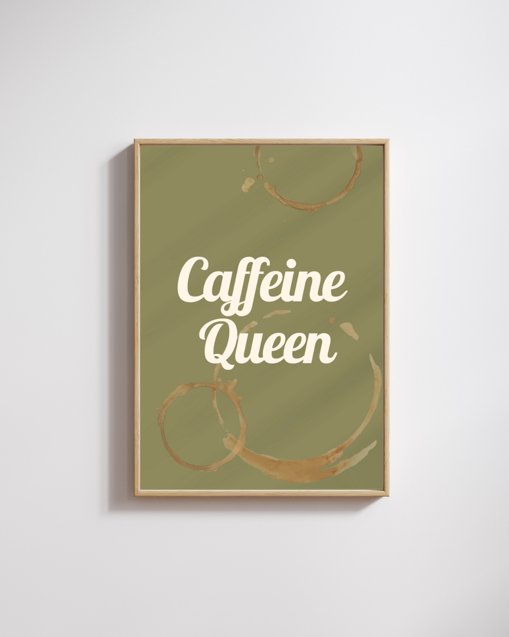 Caffeine Queen - Fine Art Poster