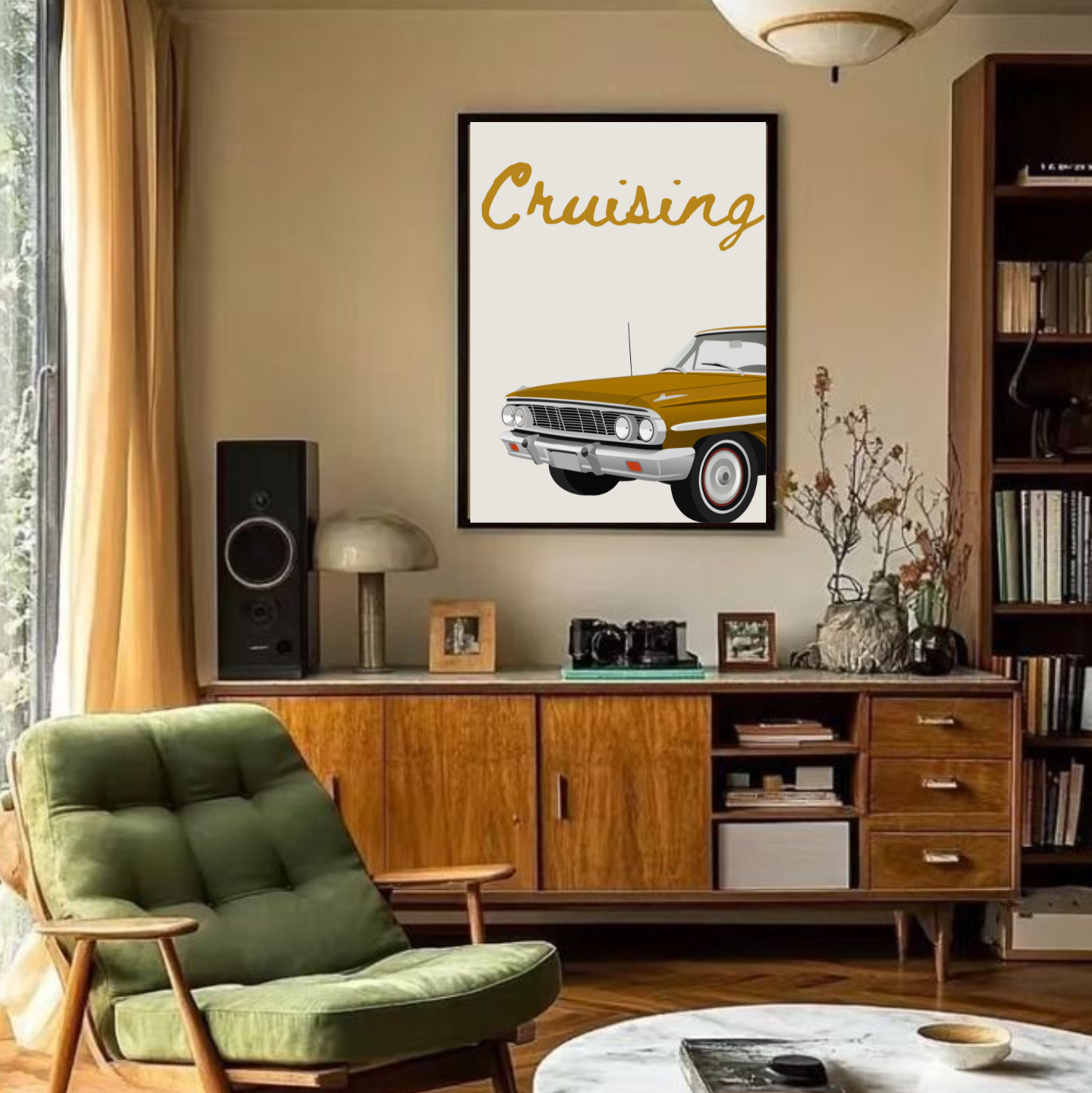 Cruising the City - Fine Art Poster
