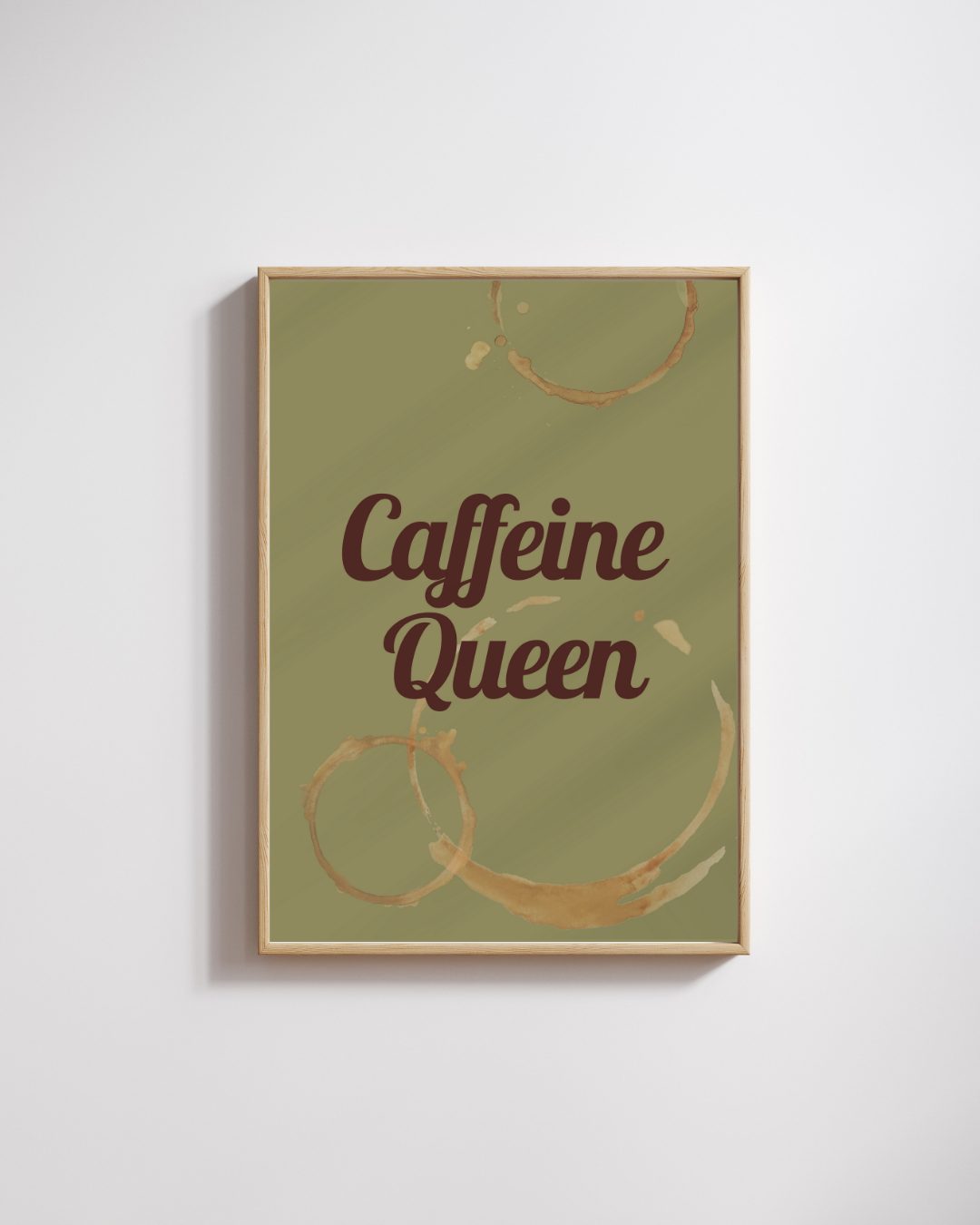 Caffeine Queen - Fine Art Poster