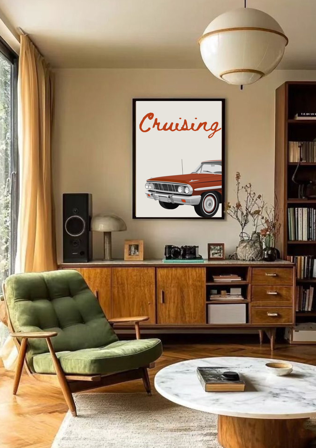 Cruising the City - Fine Art Poster