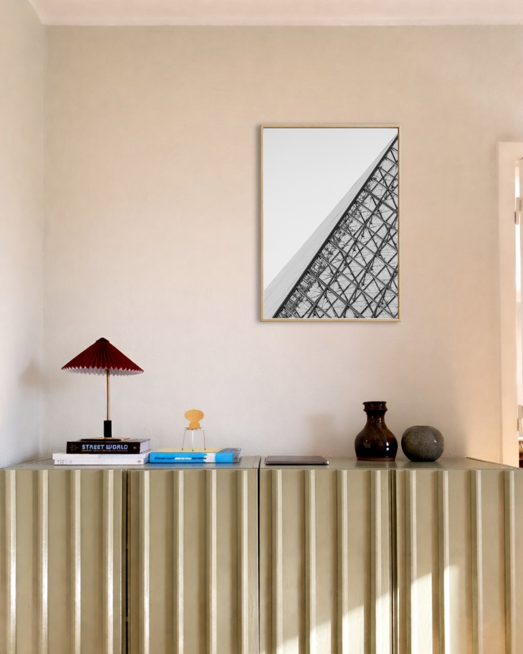 Lignes du Louvre - Fine Art Poster
