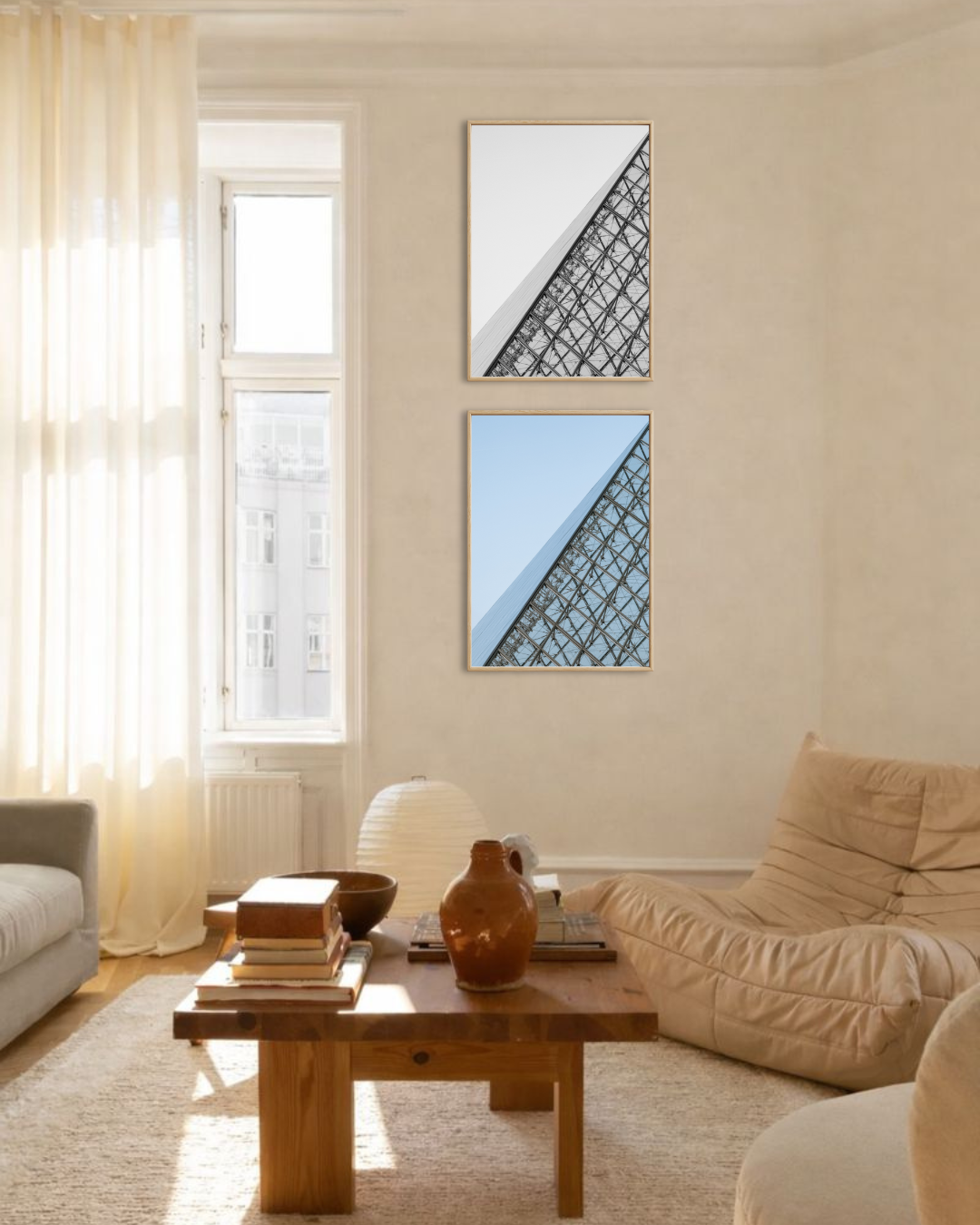 Lignes du Louvre - Fine Art Poster