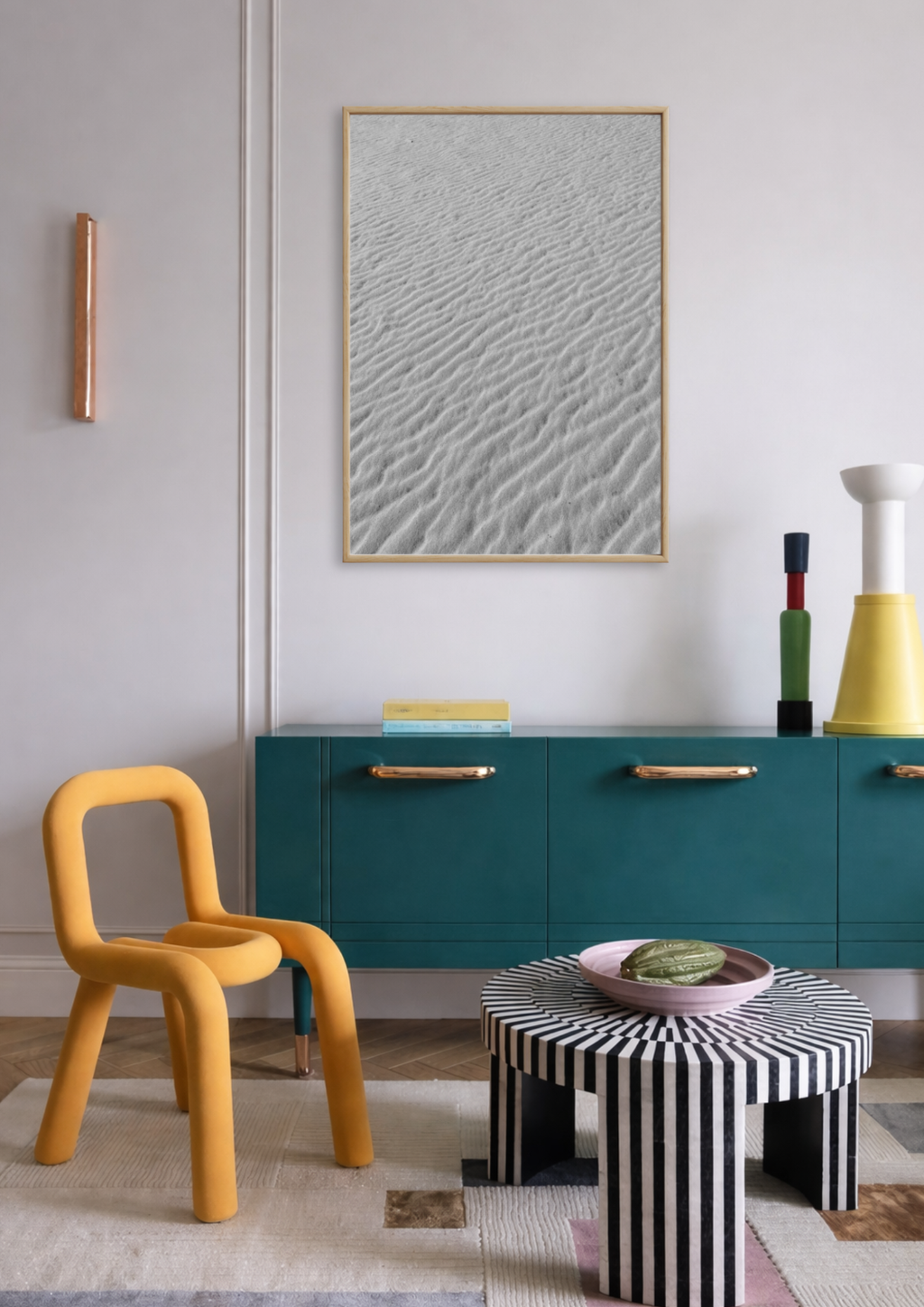 Endless Golden Lines - Fine Art Poster