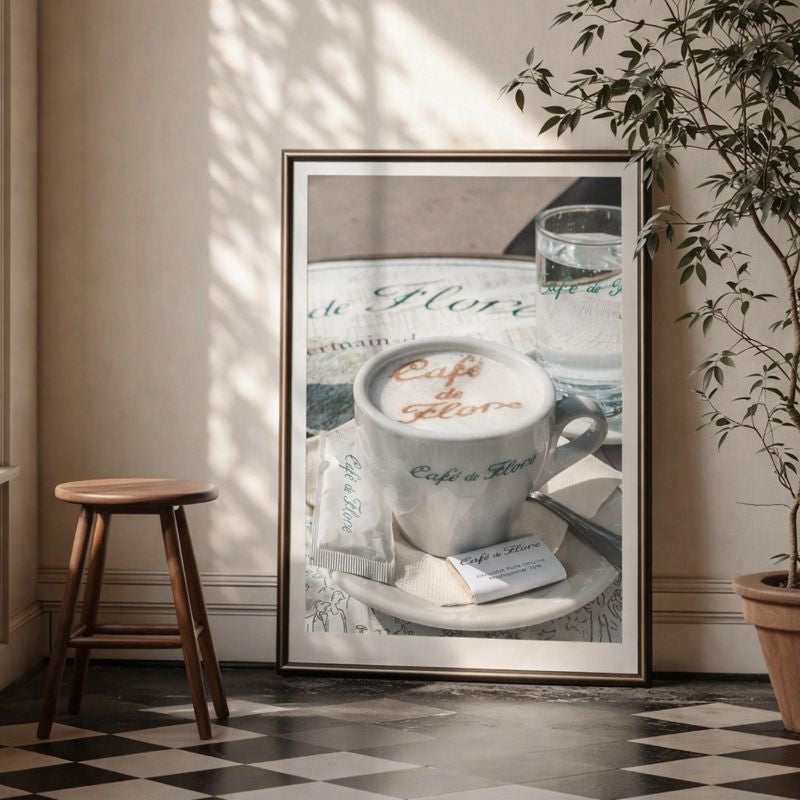 Cafe de Flore - Fine Art Poster