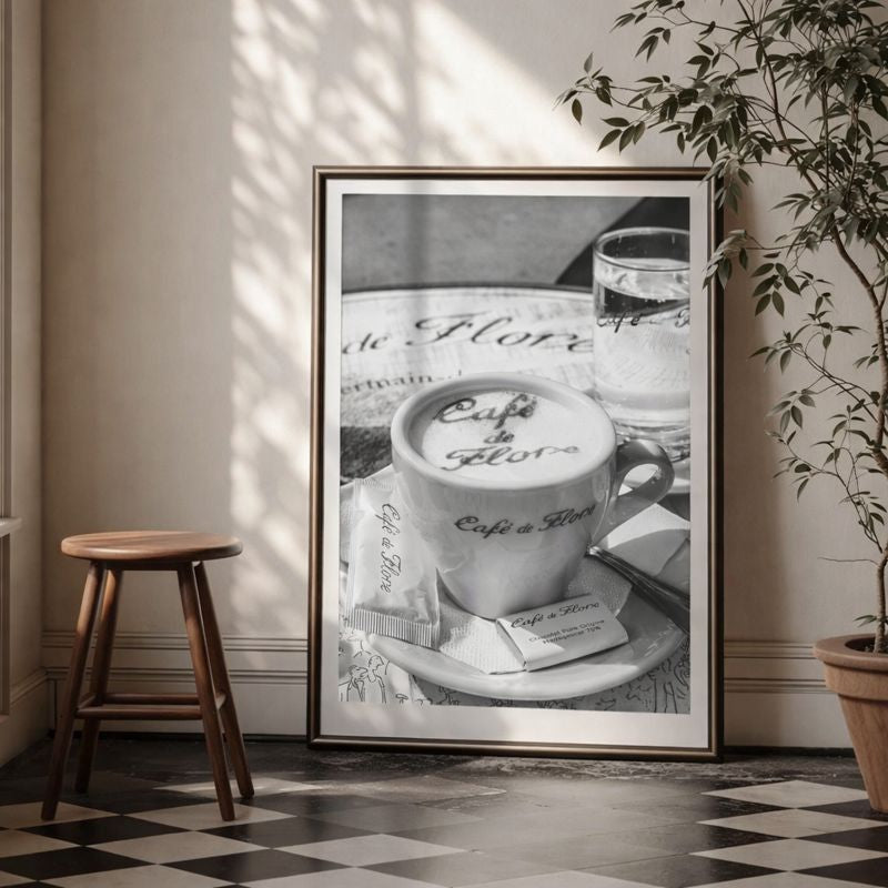 Cafe de Flore - Fine Art Poster