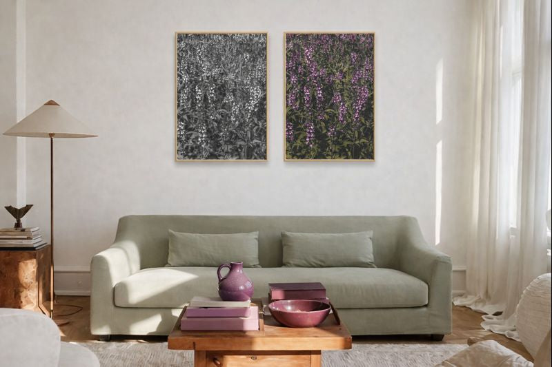 Mauve Blur - Fine Art Poster