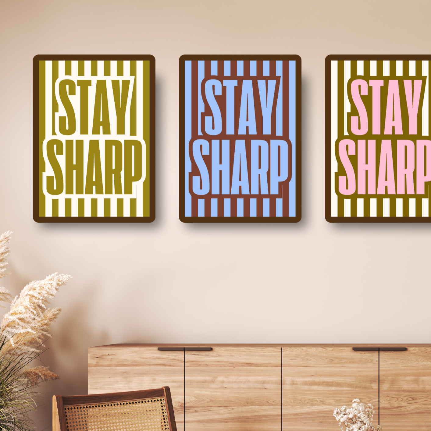 Stay Sharp — Fine Art Poster