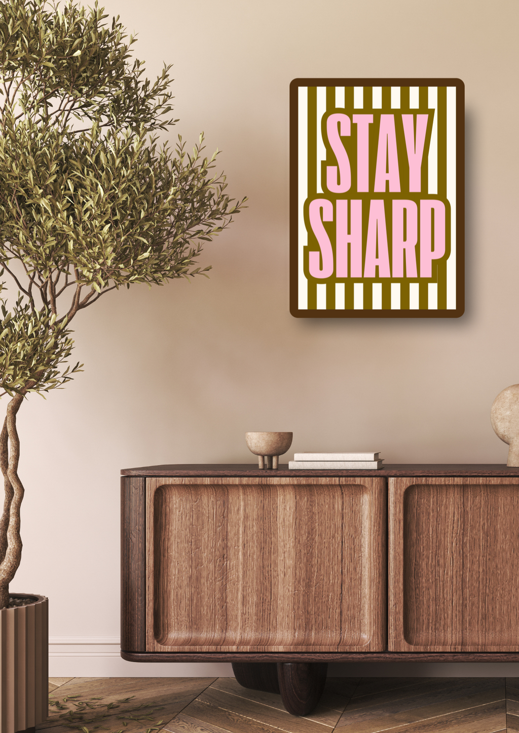 Stay Sharp — Fine Art Poster
